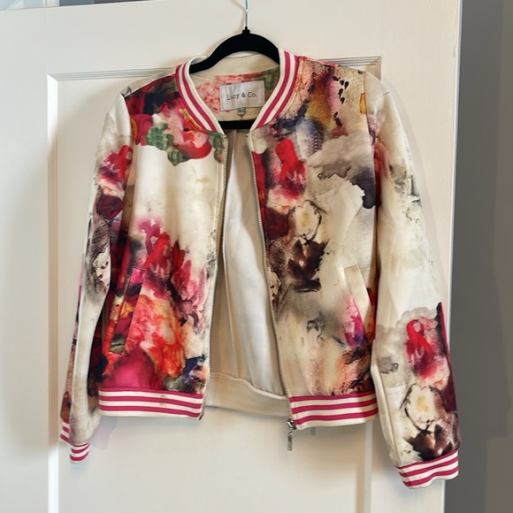 Lucy & Co. Floral Bomber size M - Picture 5 of 7